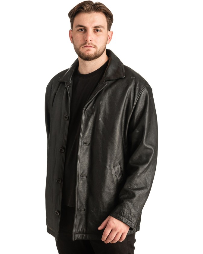 Γνήσιο Ανδρικό Δερμάτινο Μπουφάν - T326