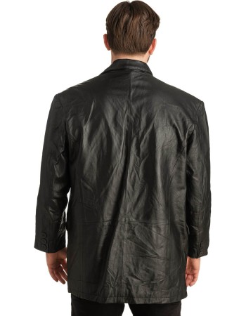 Γνήσιο Ανδρικό Δερμάτινο Σακάκι - T328