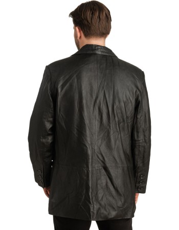 Γνήσιο Ανδρικό Δερμάτινο Σακάκι - T329