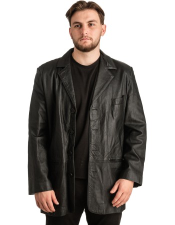 Γνήσιο Ανδρικό Δερμάτινο Σακάκι - T329