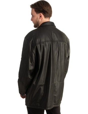 Γνήσιο Ανδρικό Δερμάτινο Μπουφάν - T333