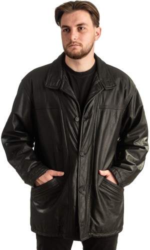 Γνήσιο Ανδρικό Δερμάτινο Μπουφάν - T333