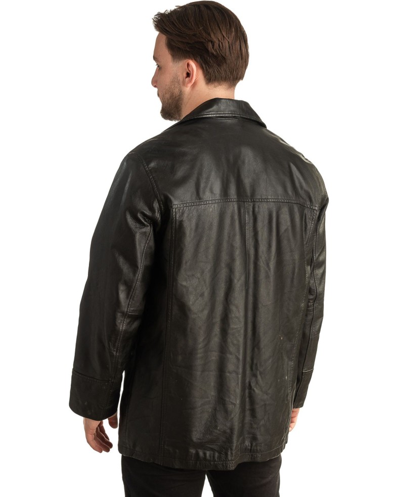 Γνήσιο Ανδρικό Δερμάτινο Μπουφάν - T337