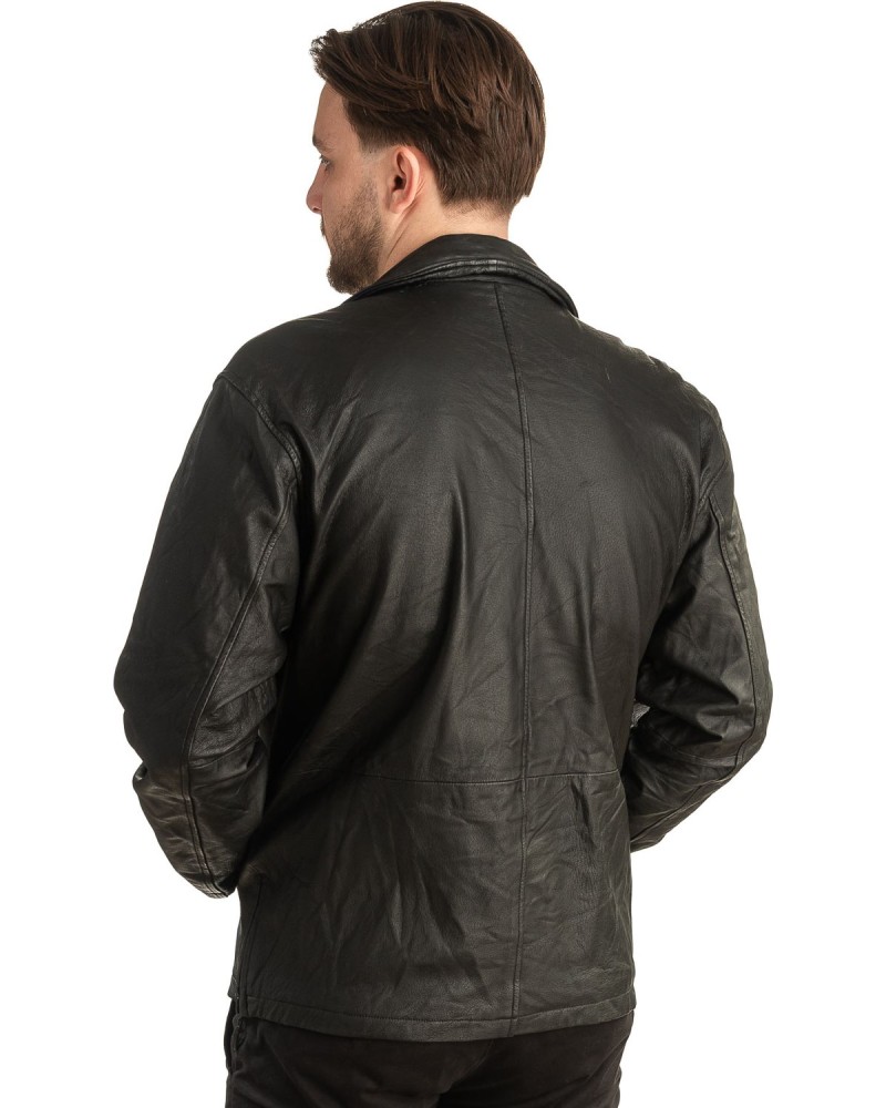 Γνήσιο Ανδρικό Δερμάτινο Μπουφάν - T338
