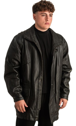 Γνήσιο Ανδρικό Δερμάτινο Μπουφάν - T340