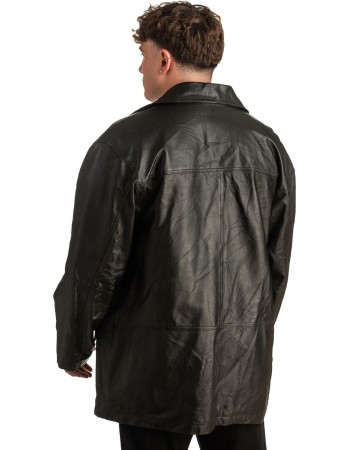 Γνήσιο Ανδρικό Δερμάτινο Μπουφάν - T345