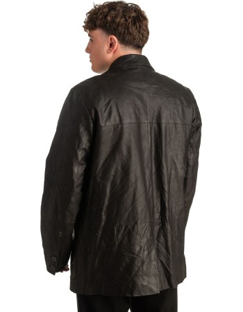 Γνήσιο Ανδρικό Δερμάτινο Σακάκι - T347