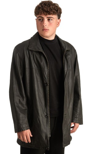 Γνήσιο Ανδρικό Δερμάτινο Μπουφάν - T351