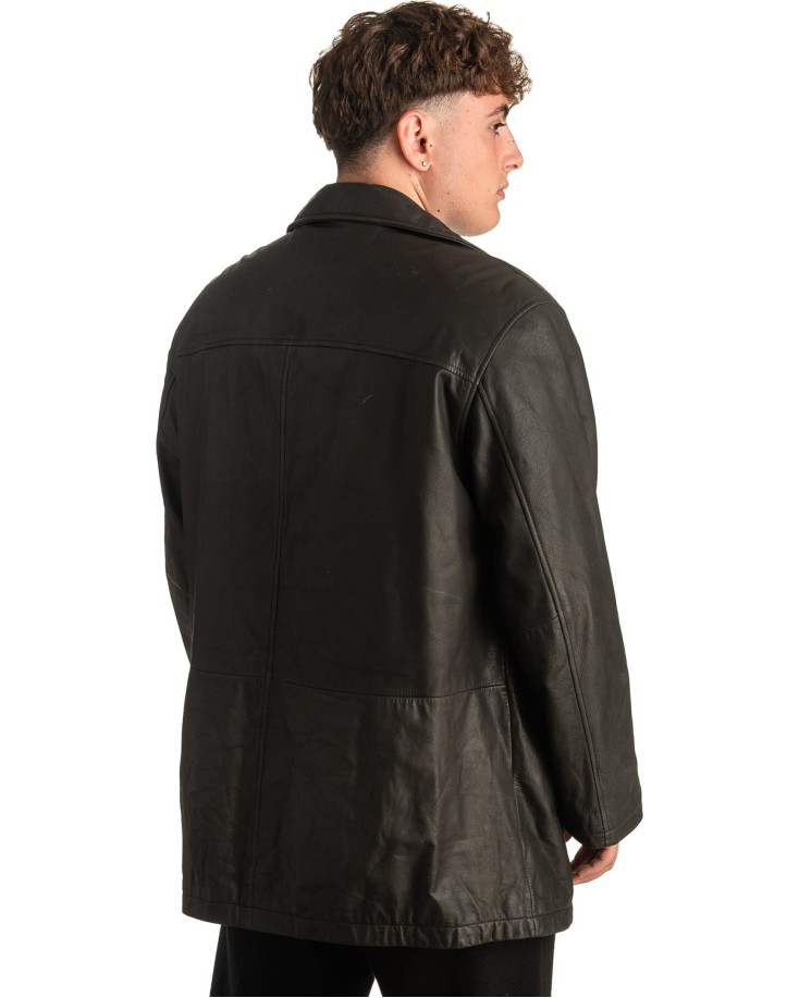 Γνήσιο Ανδρικό Δερμάτινο Μπουφάν - T351