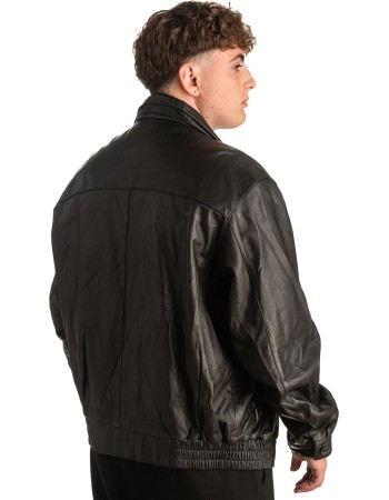 Γνήσιο Ανδρικό Δερμάτινο Μπουφάν - T352