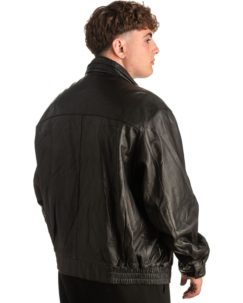 Γνήσιο Ανδρικό Δερμάτινο Μπουφάν - T352