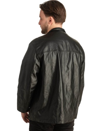 Γνήσιο Ανδρικό Δερμάτινο Μπουφάν - T353