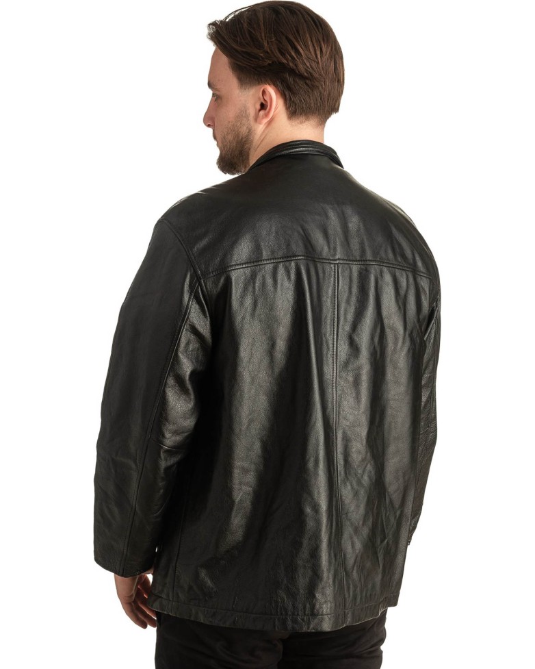 Γνήσιο Ανδρικό Δερμάτινο Μπουφάν - T353