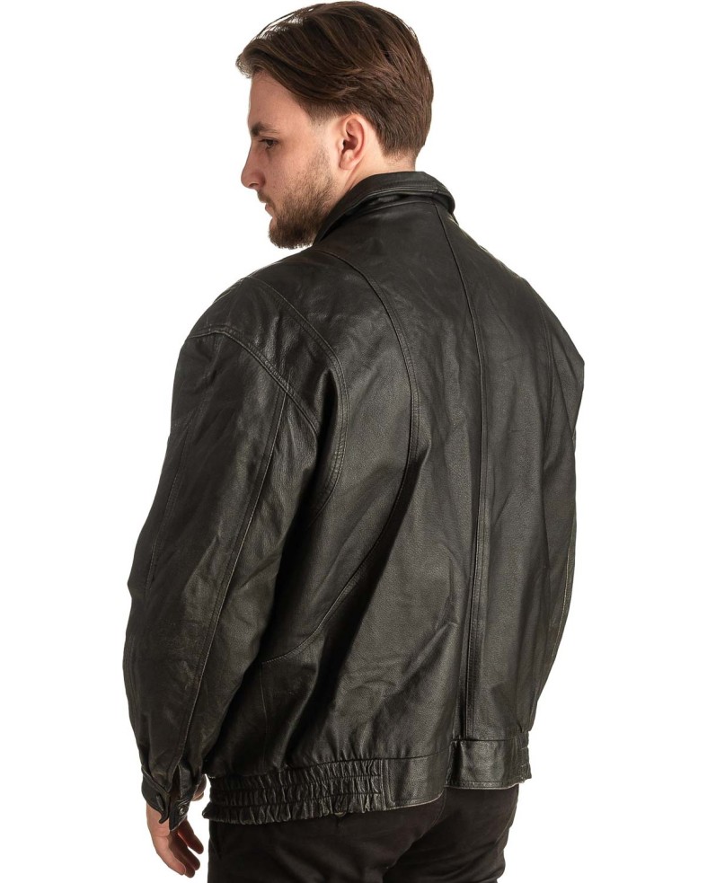 Γνήσιο Ανδρικό Δερμάτινο Μπουφάν - T355
