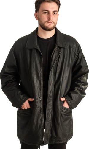 Γνήσιο Ανδρικό Δερμάτινο Μπουφάν - T357