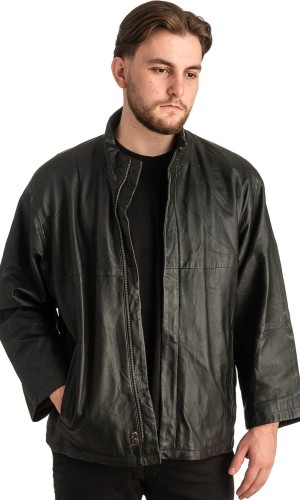 Γνήσιο Ανδρικό Δερμάτινο Μπουφάν - T359