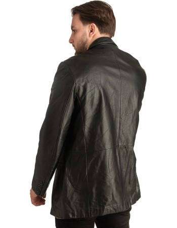 Γνήσιο Ανδρικό Δερμάτινο Σακάκι - T360