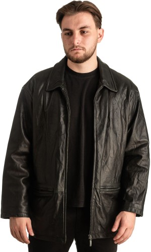 Γνήσιο Ανδρικό Δερμάτινο Μπουφάν - T361