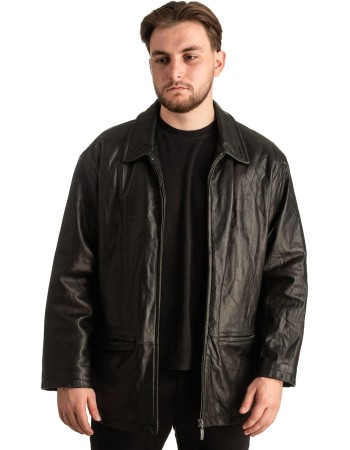 Γνήσιο Ανδρικό Δερμάτινο Μπουφάν - T361