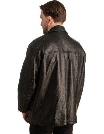 Γνήσιο Ανδρικό Δερμάτινο Μπουφάν - T361