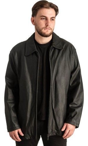 Γνήσιο Ανδρικό Δερμάτινο Μπουφάν - T366