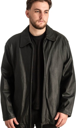 Γνήσιο Ανδρικό Δερμάτινο Μπουφάν - T366