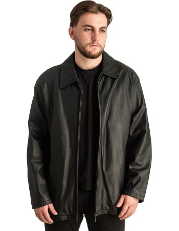 Γνήσιο Ανδρικό Δερμάτινο Μπουφάν - T366