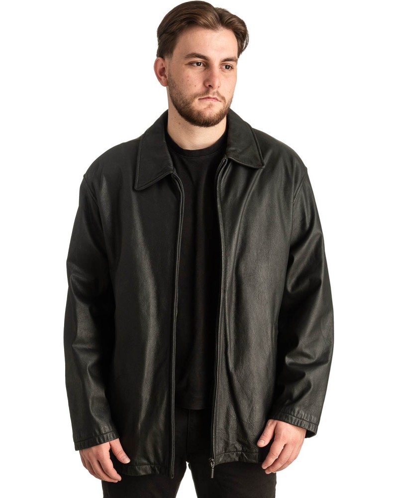 Γνήσιο Ανδρικό Δερμάτινο Μπουφάν - T366