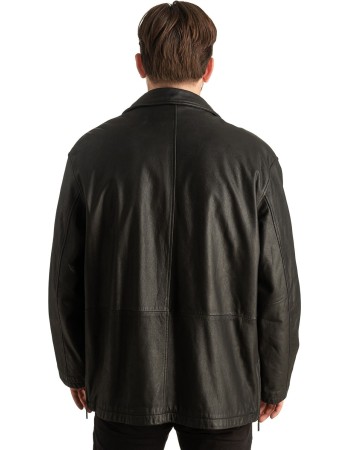 Γνήσιο Ανδρικό Δερμάτινο Μπουφάν - T366