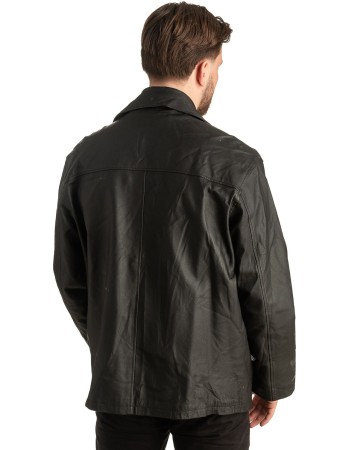 Γνήσιο Ανδρικό Δερμάτινο Μπουφάν - T367