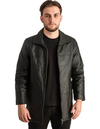 Γνήσιο Ανδρικό Δερμάτινο Μπουφάν - T368
