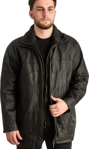 Γνήσιο Ανδρικό Δερμάτινο Μπουφάν - T370