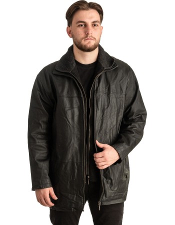 Γνήσιο Ανδρικό Δερμάτινο Μπουφάν - T370