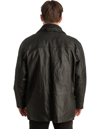 Γνήσιο Ανδρικό Δερμάτινο Μπουφάν - T370