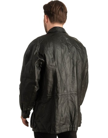 Γνήσιο Ανδρικό Δερμάτινο Μπουφάν - T373