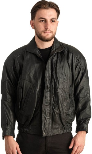 Γνήσιο Ανδρικό Δερμάτινο Μπουφάν - T374