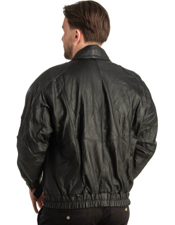 Γνήσιο Ανδρικό Δερμάτινο Μπουφάν - T374