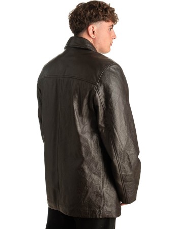Γνήσιο Ανδρικό Δερμάτινο Μπουφάν - T380