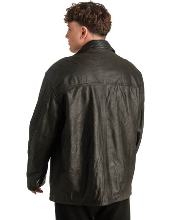 Γνήσιο Ανδρικό Δερμάτινο Μπουφάν - T384