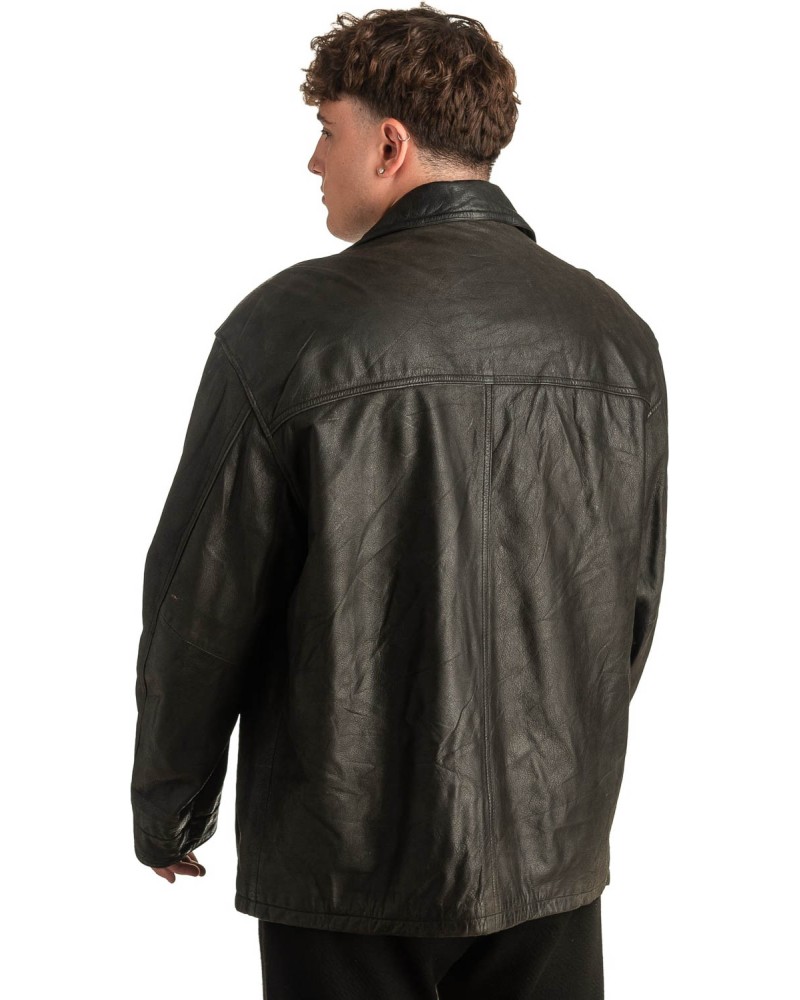 Γνήσιο Ανδρικό Δερμάτινο Μπουφάν - T384