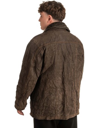 Γνήσιο Ανδρικό Δερμάτινο Μπουφάν - T385