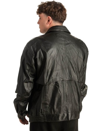 Γνήσιο Ανδρικό Δερμάτινο Μπουφάν - T387
