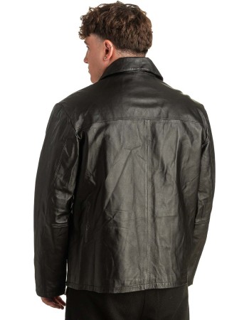 Γνήσιο Ανδρικό Δερμάτινο Μπουφάν - T389