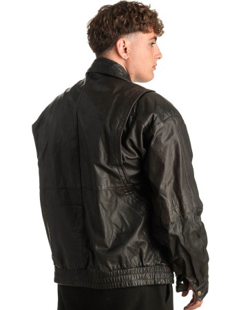 Γνήσιο Ανδρικό Δερμάτινο Μπουφάν - T391