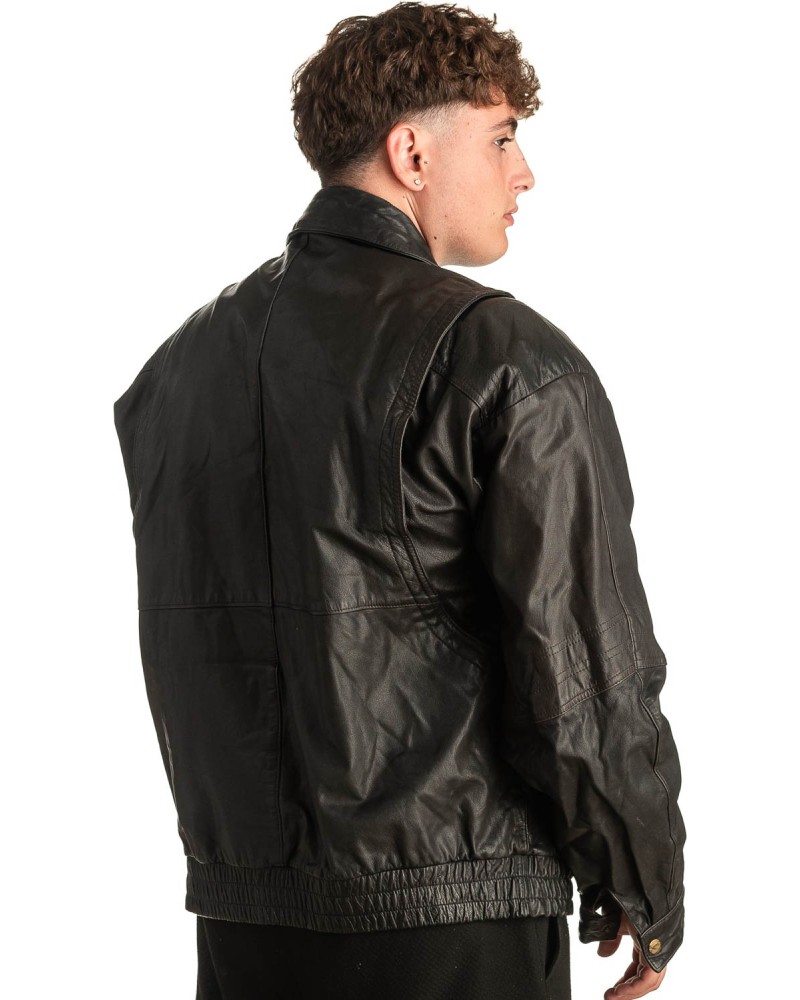 Γνήσιο Ανδρικό Δερμάτινο Μπουφάν - T391