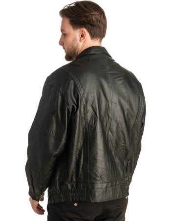 Γνήσιο Ανδρικό Δερμάτινο Μπουφάν - T406