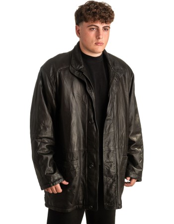Γνήσιο Ανδρικό Δερμάτινο Μπουφάν - T407