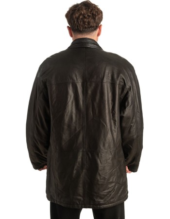 Γνήσιο Ανδρικό Δερμάτινο Μπουφάν - T407