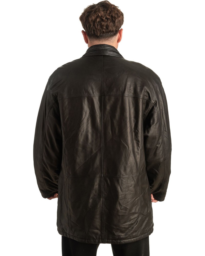 Γνήσιο Ανδρικό Δερμάτινο Μπουφάν - T407