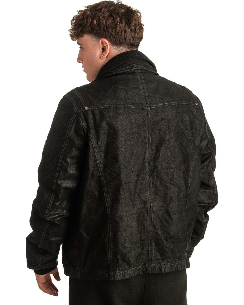 Γνήσιο Ανδρικό Δερμάτινο Μπουφάν - T412